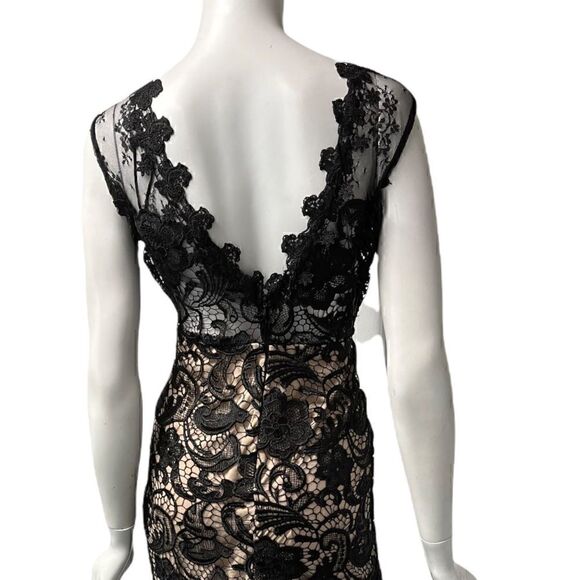 The clothing company Black Lace Cut-Out Gown - Picture 6 of 6